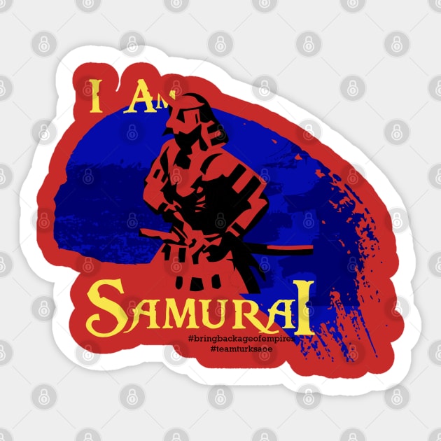 I AM SAMURAI - #BRINGBACKAOE CAMPAIGN! Sticker by crowrider